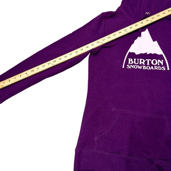 NWT Burton Snowboarding‎ Purple Fleece Hoodie Womens Medium - Picture 10 of 10